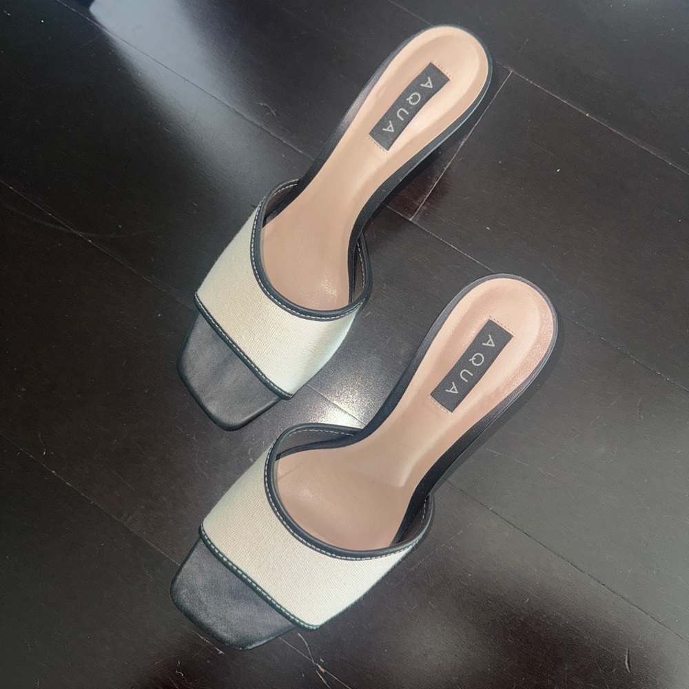 AQUA Women’s Open Toe Heels